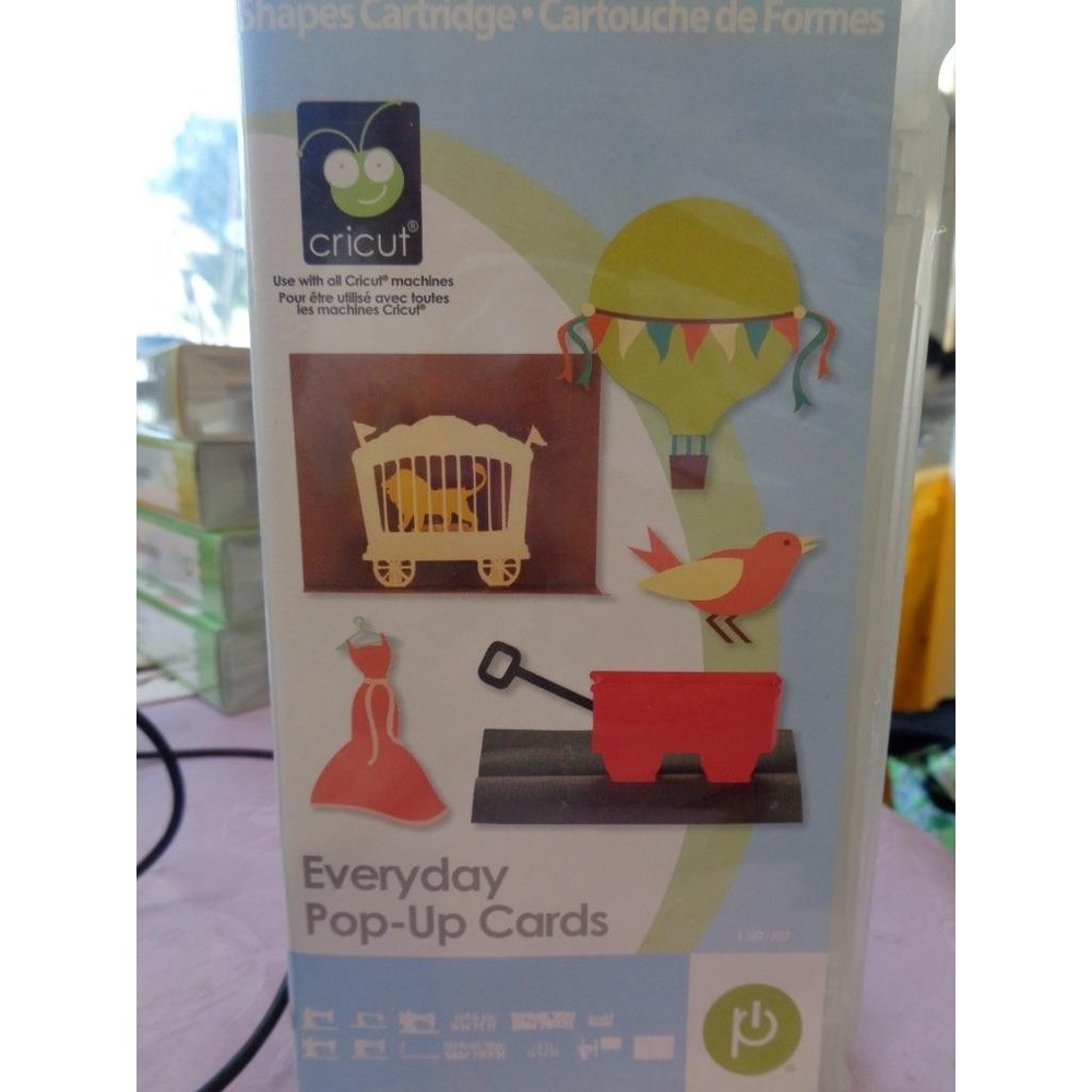 Cricut Die Cut Cartridge EVERYDAY POP-UP CARDS Scrapbooking